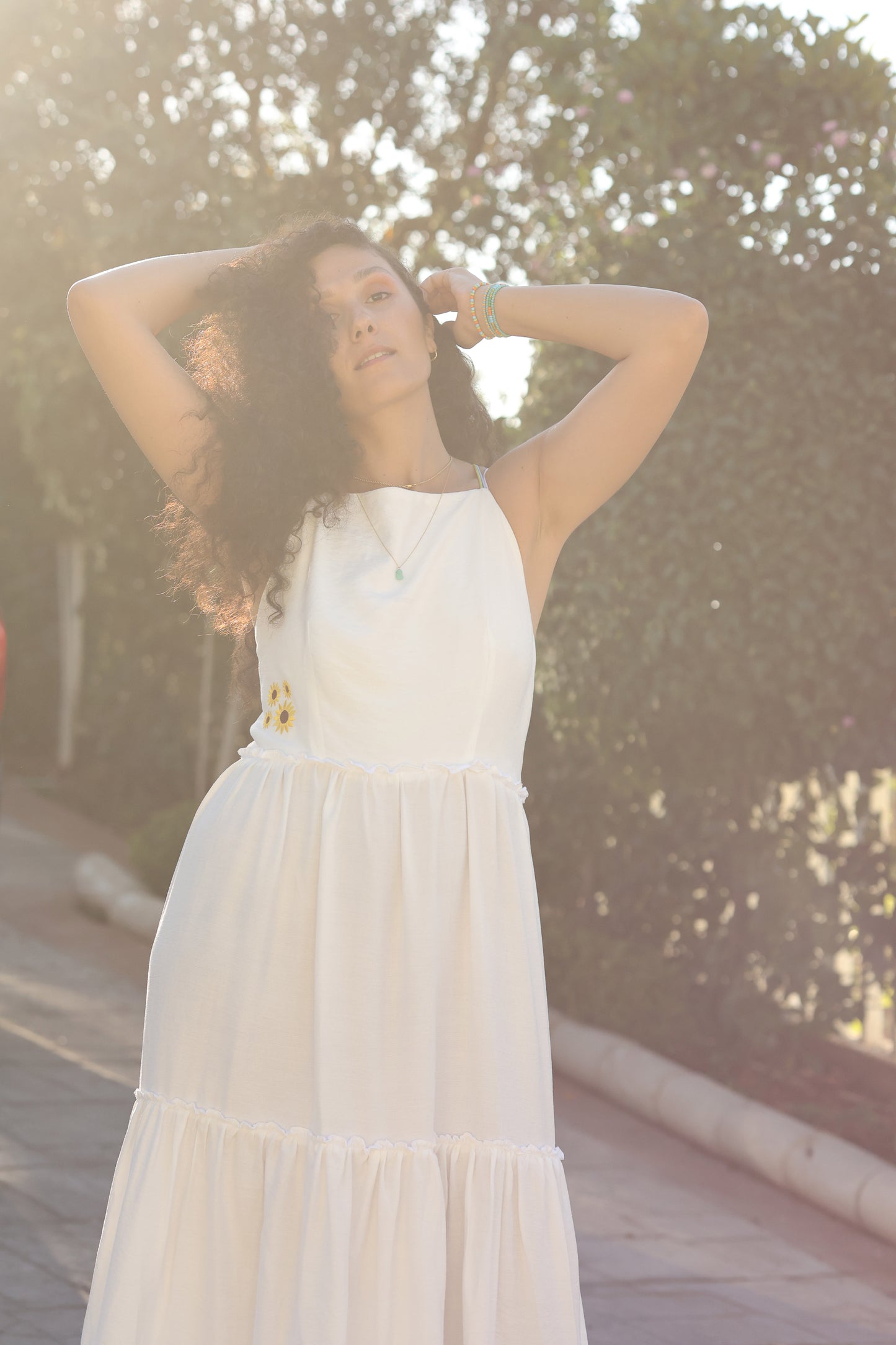 White Calla Lily Dress