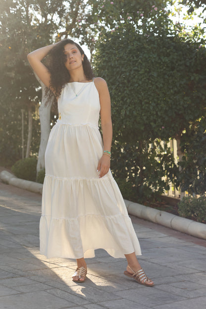White Calla Lily Dress